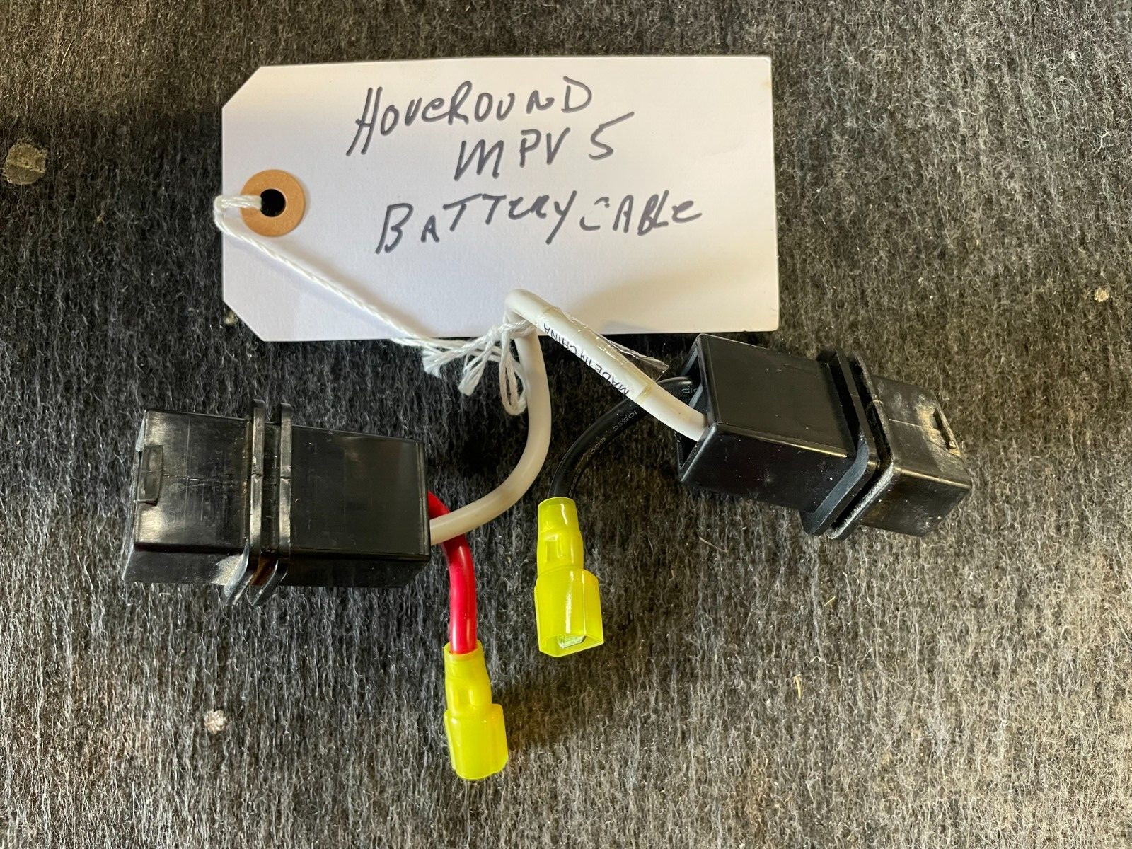 electric wheelchair hoveround MPV5 battery cable