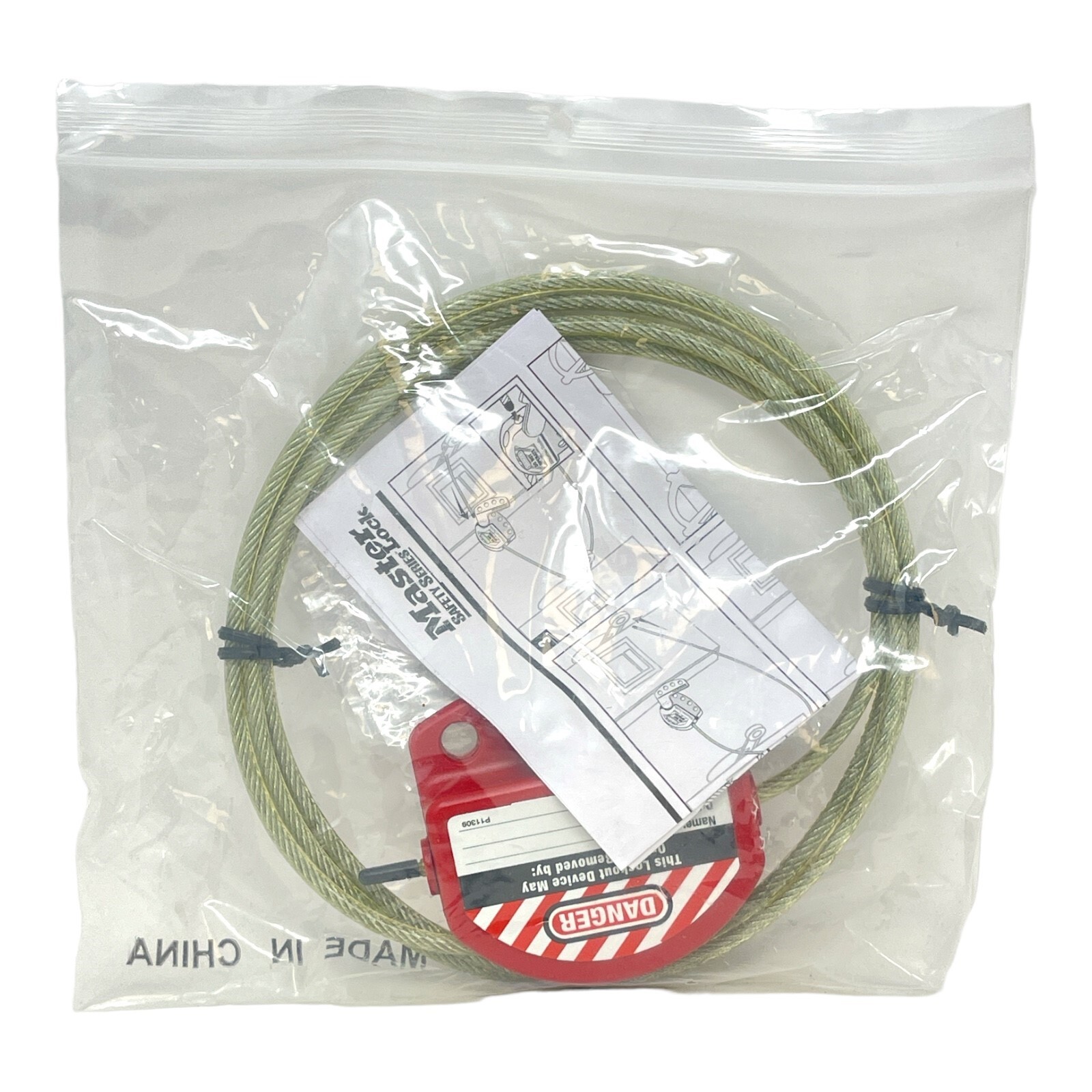 MASTER LOCK S806 4mm x 6' (1.8m) ADJUSTABLE LOCKOUT HASP