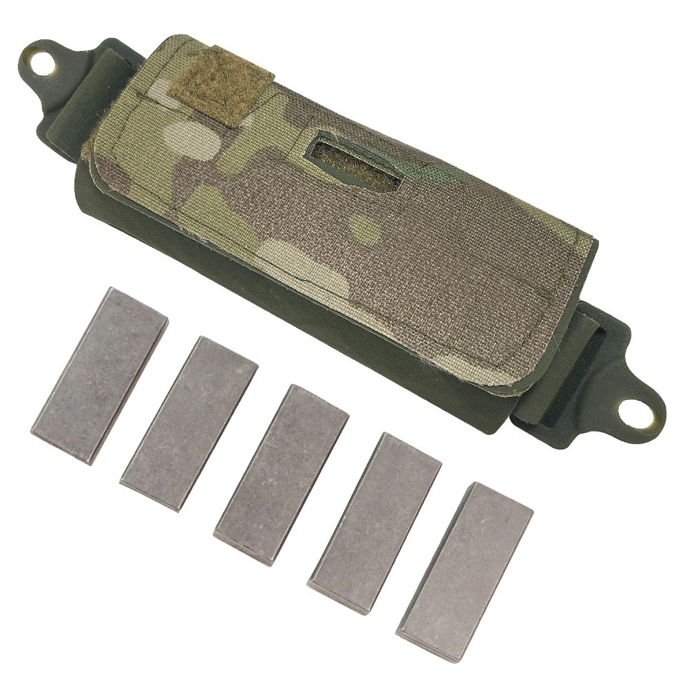 Tactical Helmet Counterweight Bag Balancing Pouch w/ 5 Weight Blocks Accessory