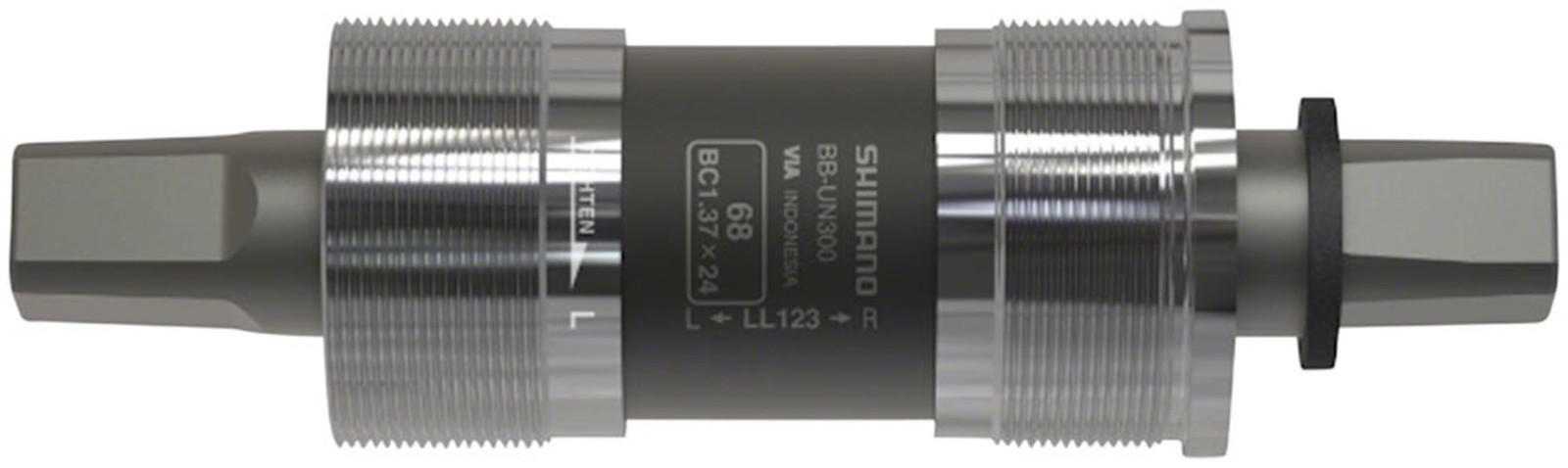 Shimano BB-UN300 Bottom Bracket - English, 68 x 122.5mm Spindle, Square Taper JI