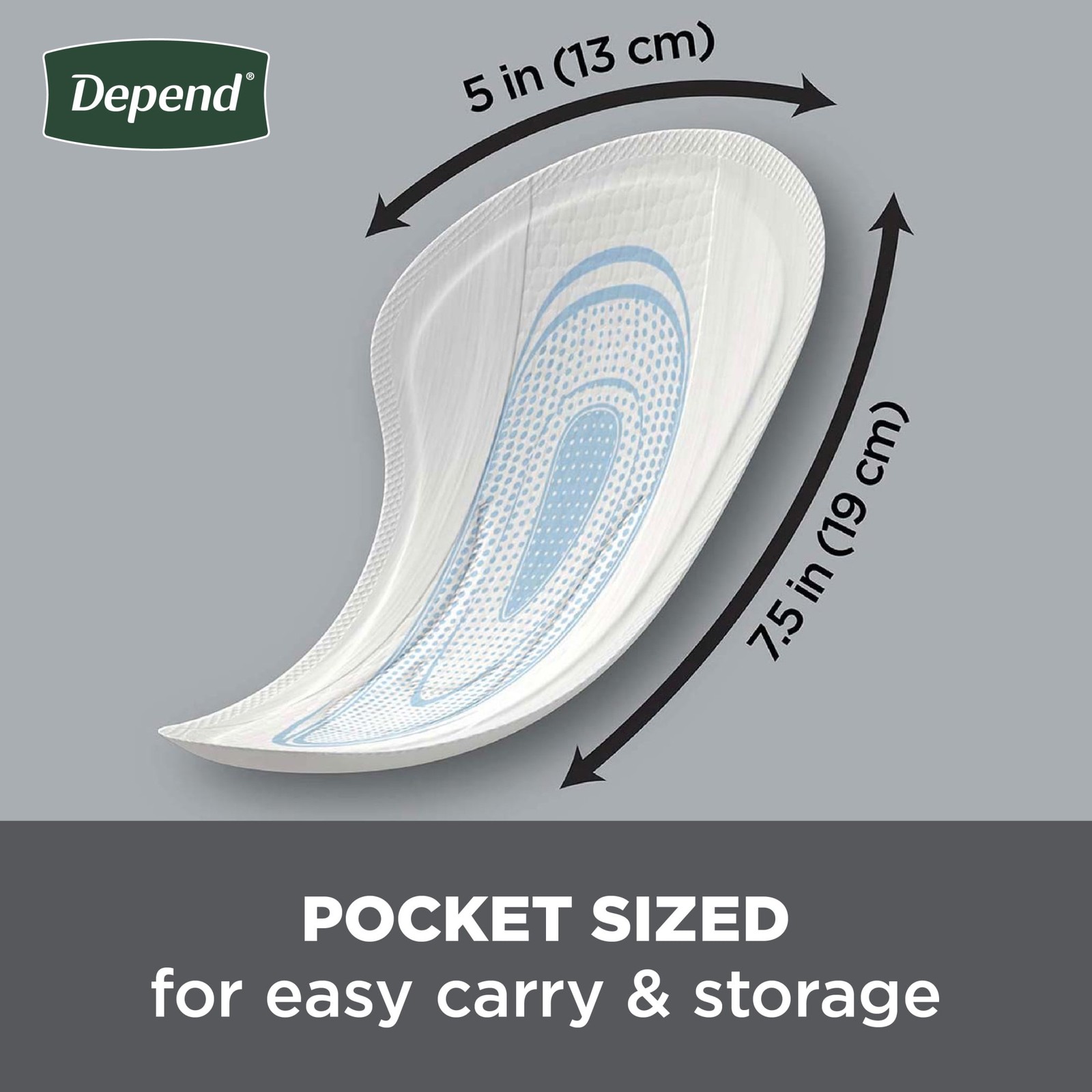 Depend Shields Incontinence Pads for Men, Light Absorbency, 58 Count