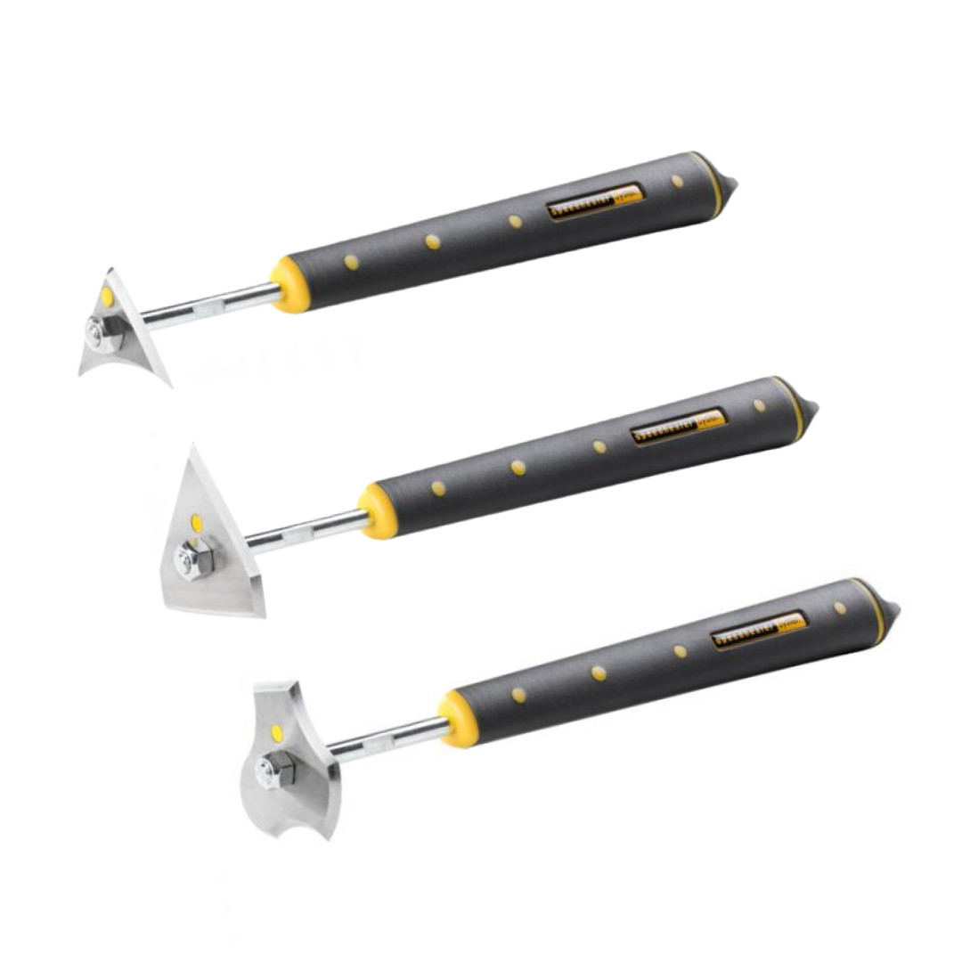 Speedheater Essential Scraper Bundle - 3pc Heavy-Duty Swedish Paint Scraper Set