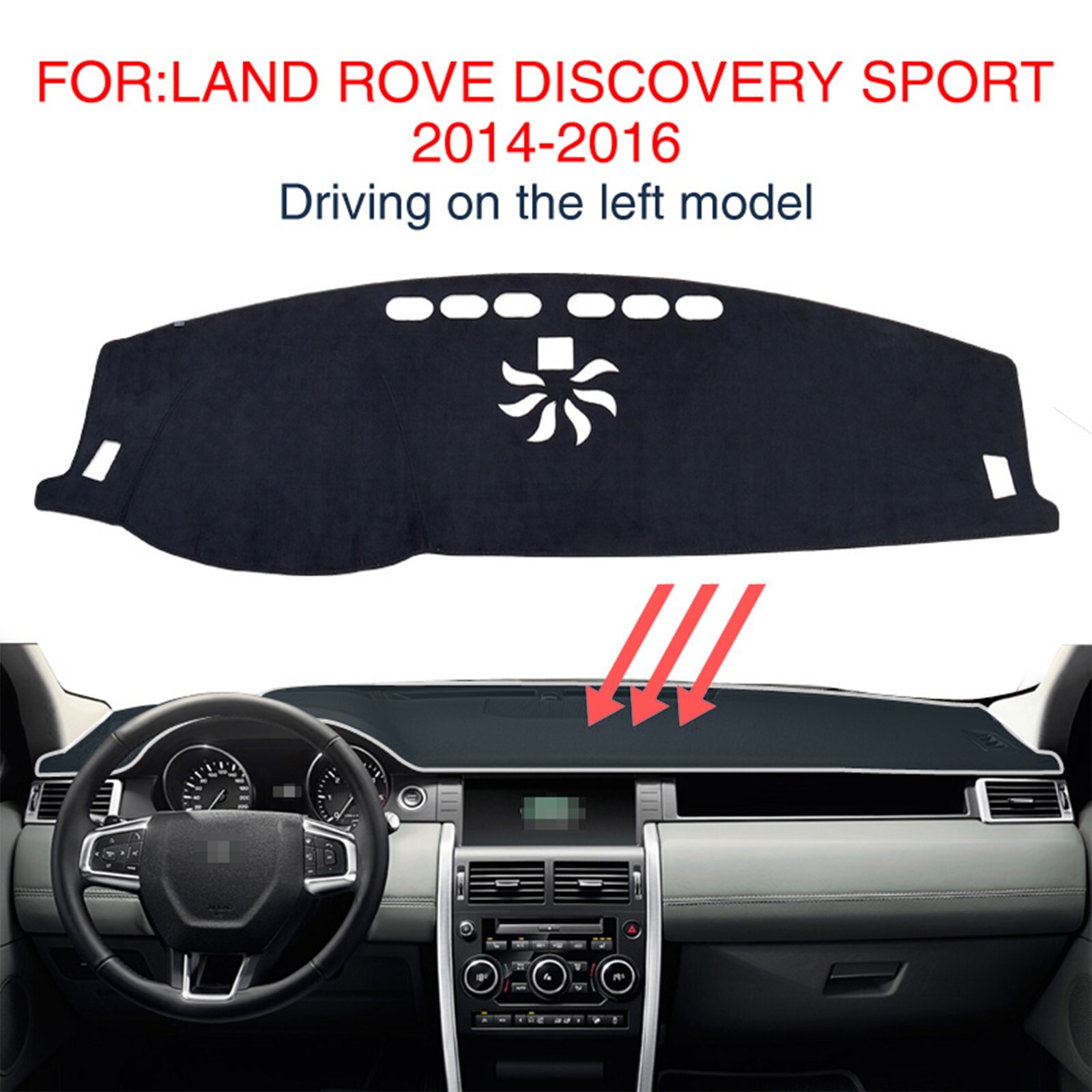 for Land Rover Discovery Sport 2015-2019 Car Dashboard Pad Dash Mat Dashmat LHD