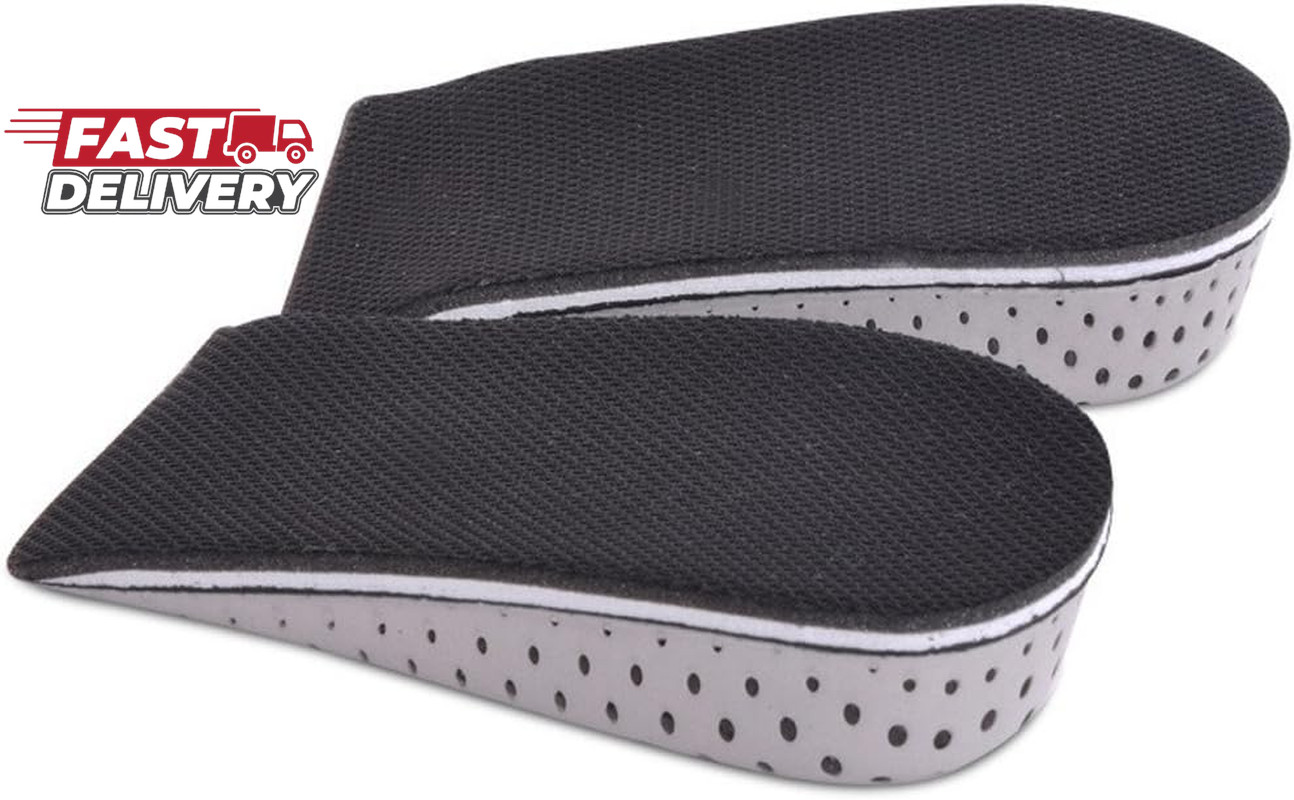 Guithia Memory Foam Invisible Height Increasing Insoles Height Elevator Insoles