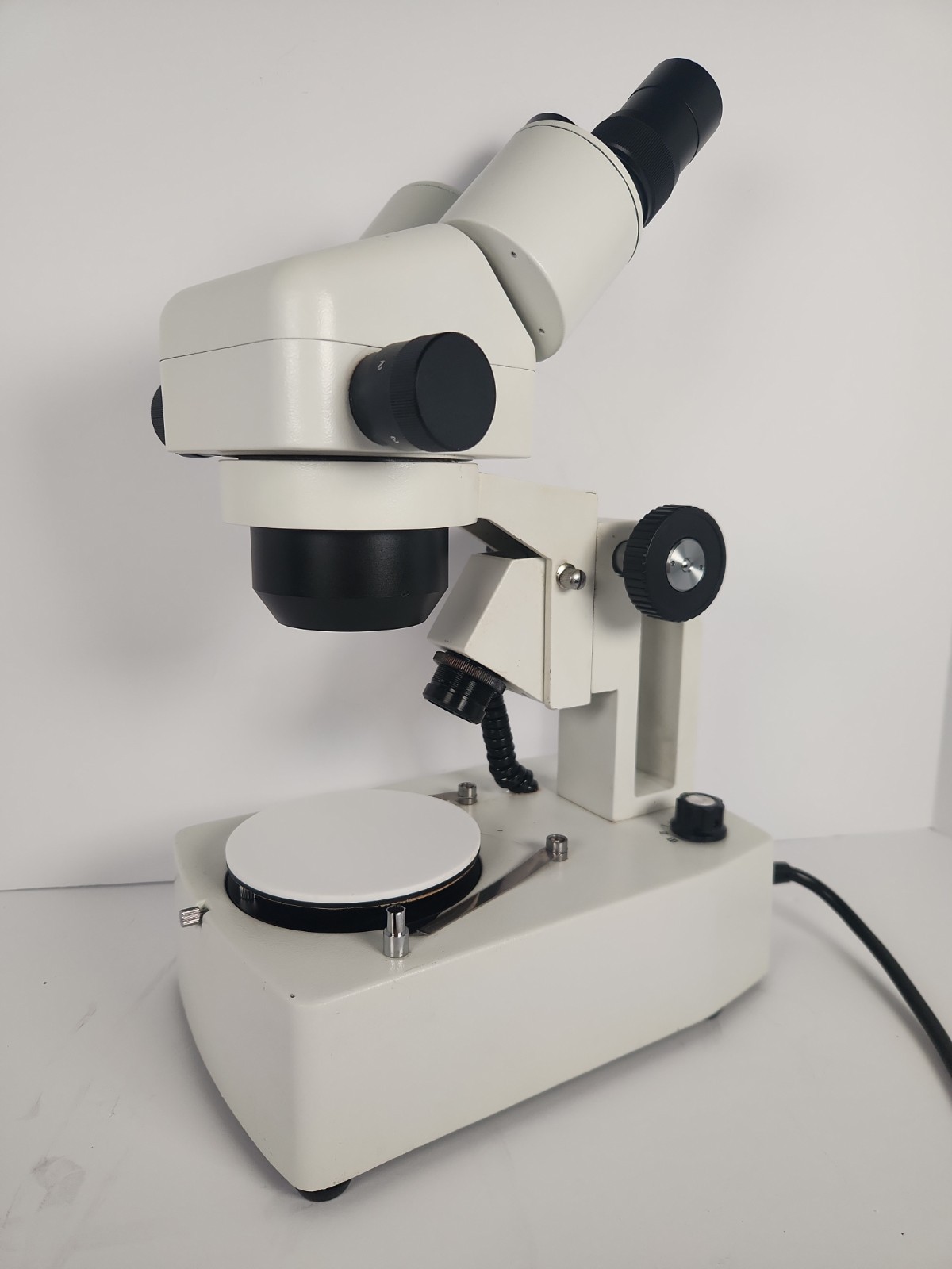 Gemological Binocular Stereo Zoom Microscope Darkfield Iris Jewelry Repair 110V
