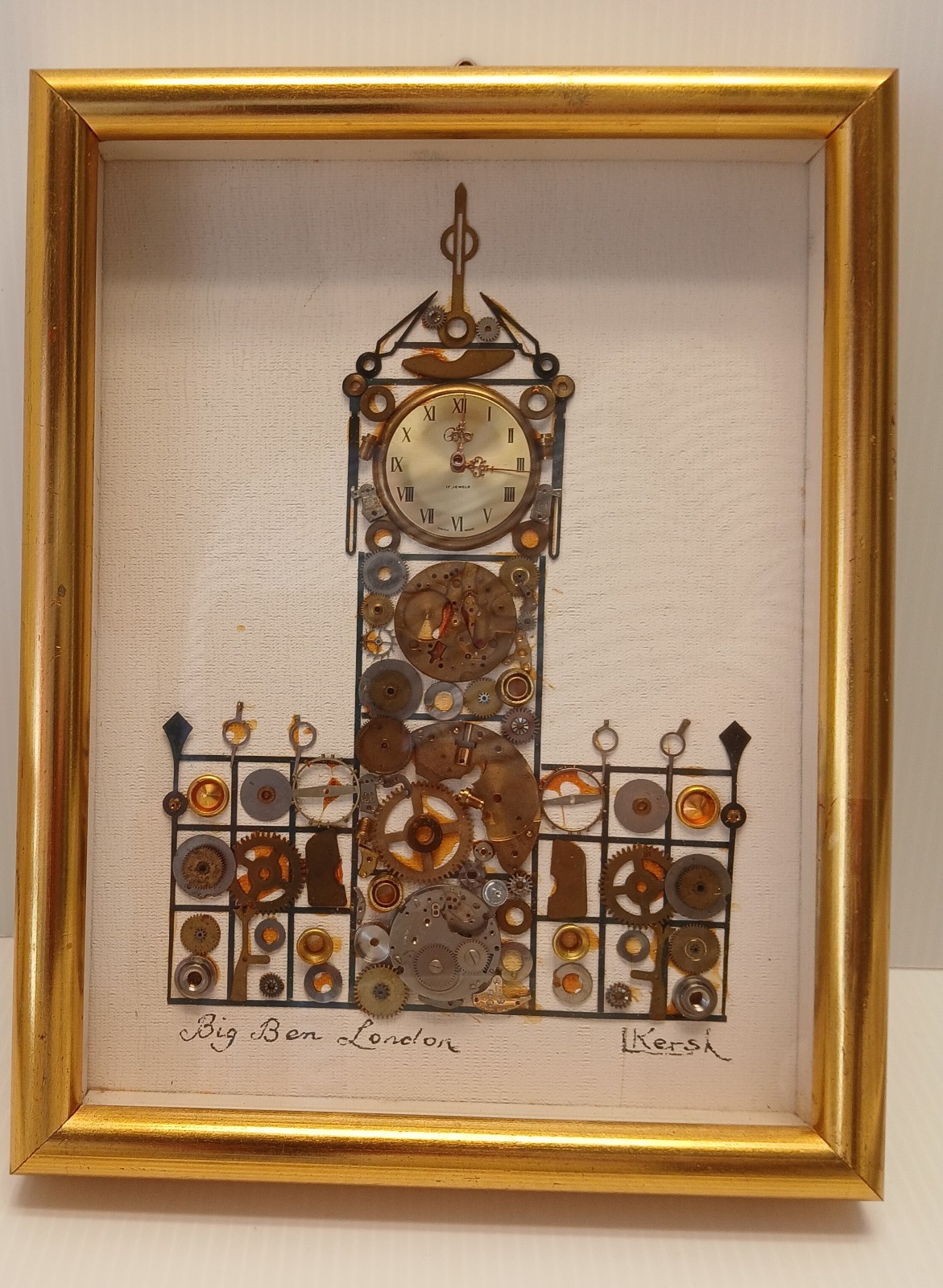 L. Kersh Watch Components BIG BEN LONDON HOROLOGICAL COLLAGE 1971  Englands