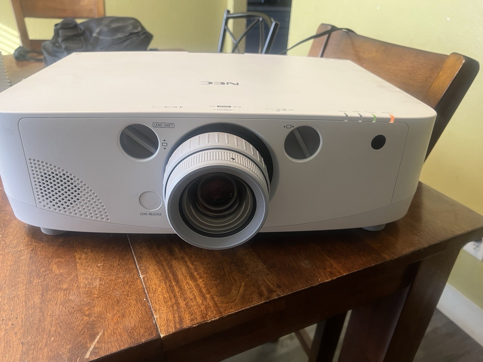 NEC Projector NP-PA550W Powers On And Sold As It Is