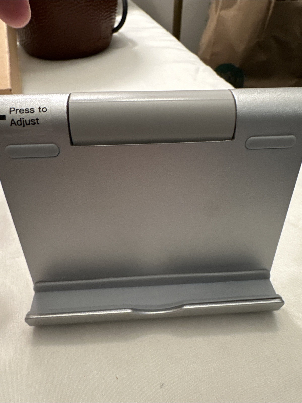 JETech Tablet Stand, Adjustable Portable Desktop Holder, Silver