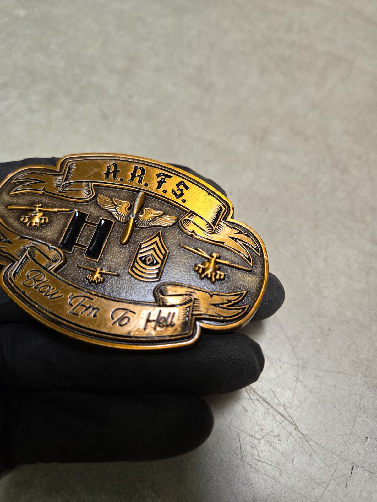 Grim Reapers Alpha Co Challenge Coin
