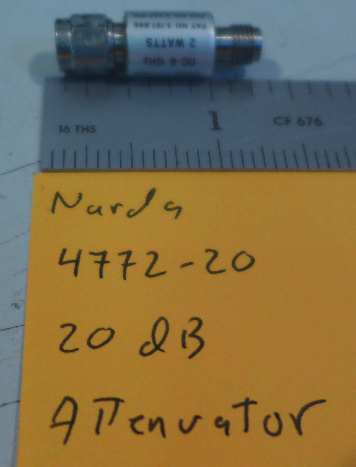 Narda 4772-20 Attenuator 20 dB
