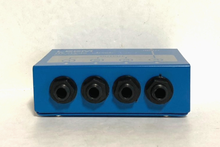 [W/box] LEEM LJ-7 Multiple Jack Convenient conversion box From Japan Free Ship