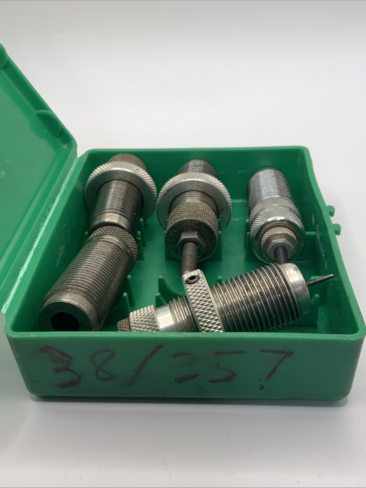 RCBS 38/357 carbide 3 die set plus extras Size and Lyman