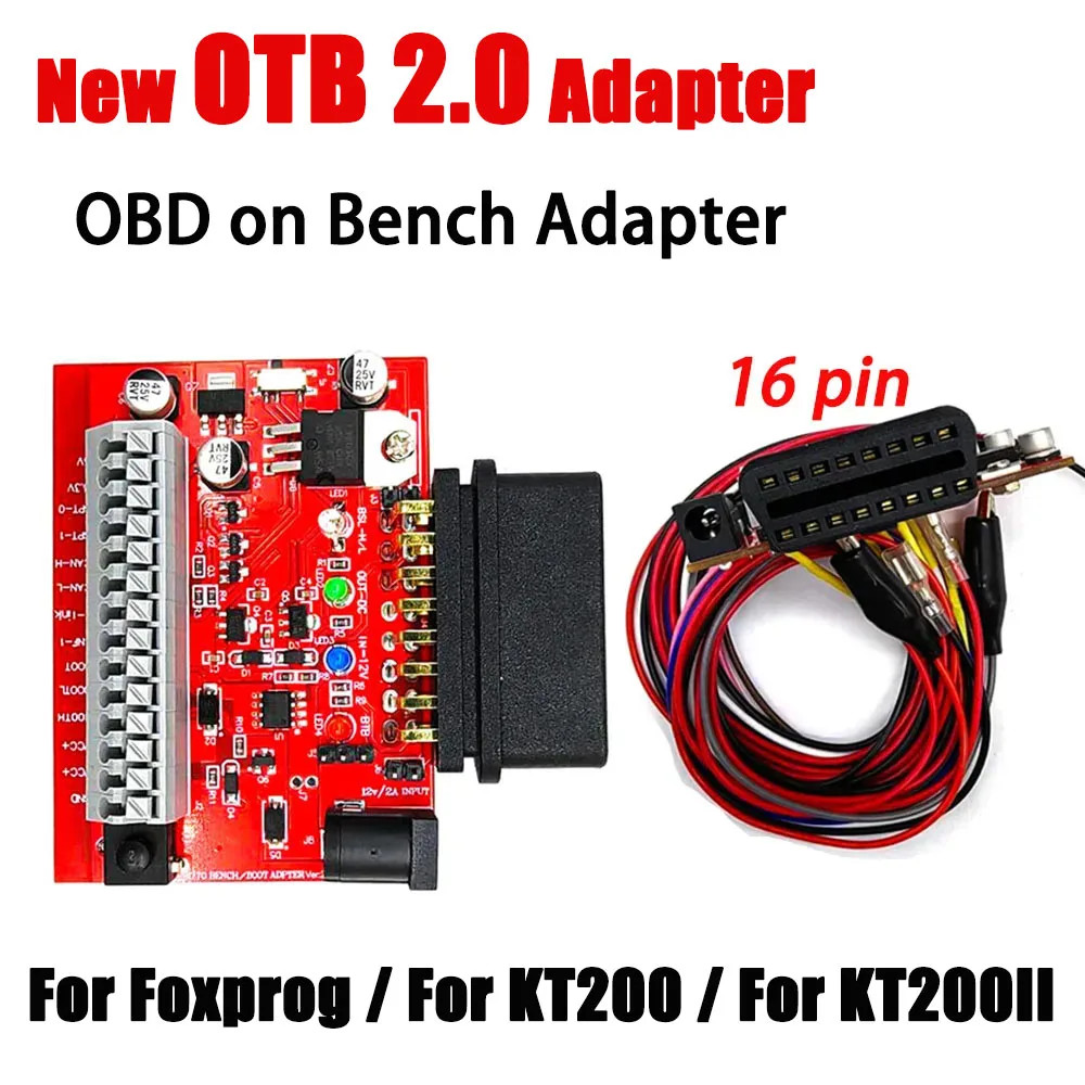 OBD2 OTB 2.0 on Bench for KT200 KT200II for Foxprog ECU Programmer Tools