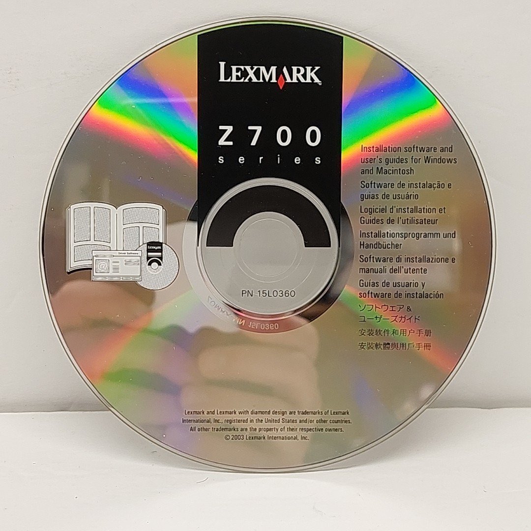 Lexmark Z700 Series Driver CD-ROM Free Shipping