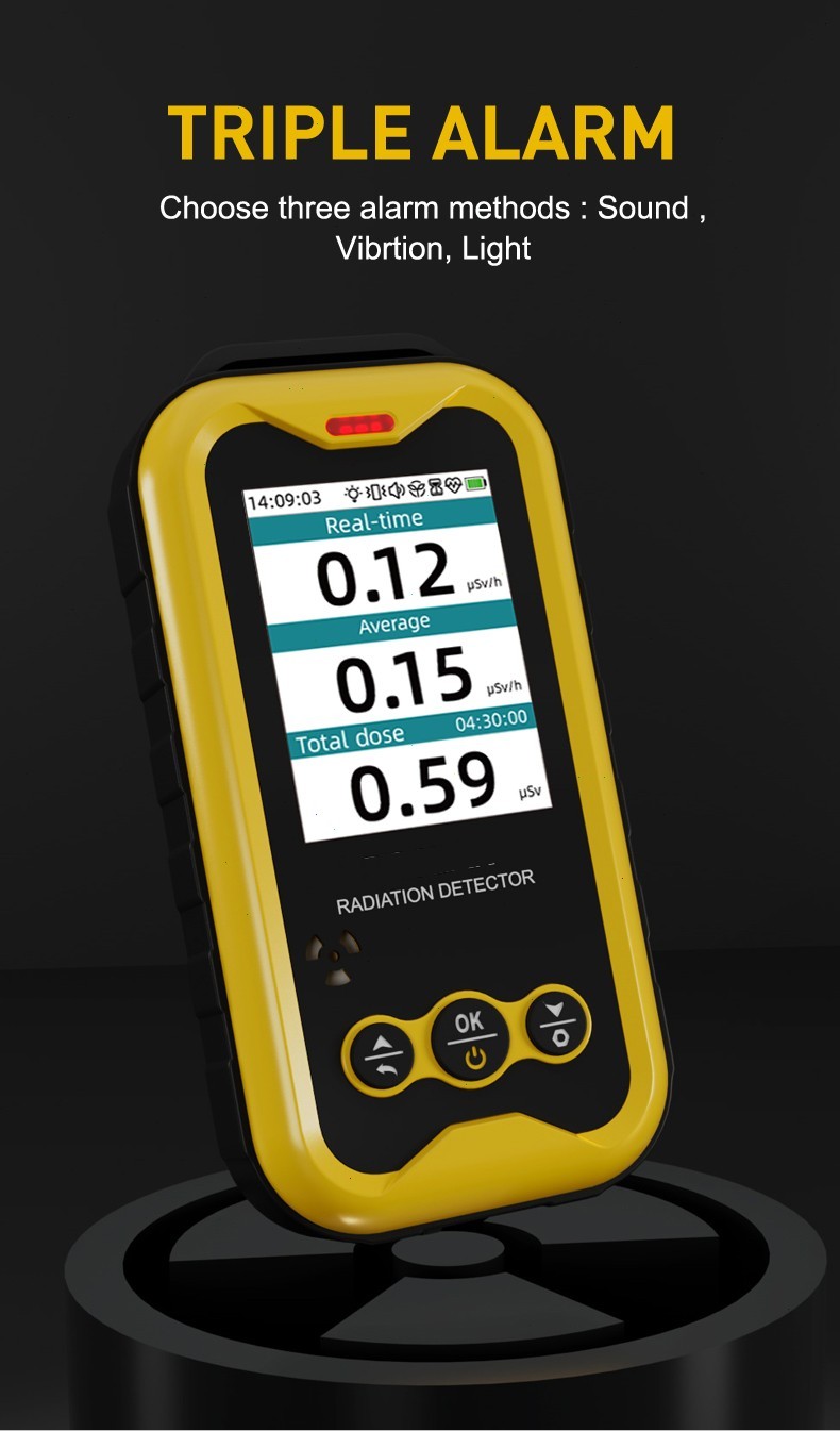Digital Nuclear Radiation Detector with Detectable Species Beta Gamma and X-ray