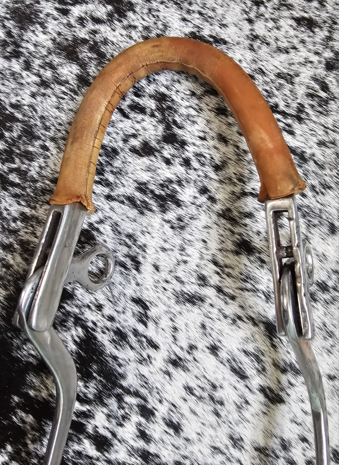 Rubber Wrapped Bike Chain Noseband Mechanical Hackamore