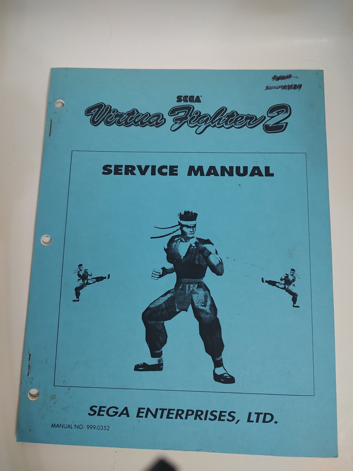 SEGA Virtua Fighter 2 Service Manual Arcade PCB Cabinet Manual Original