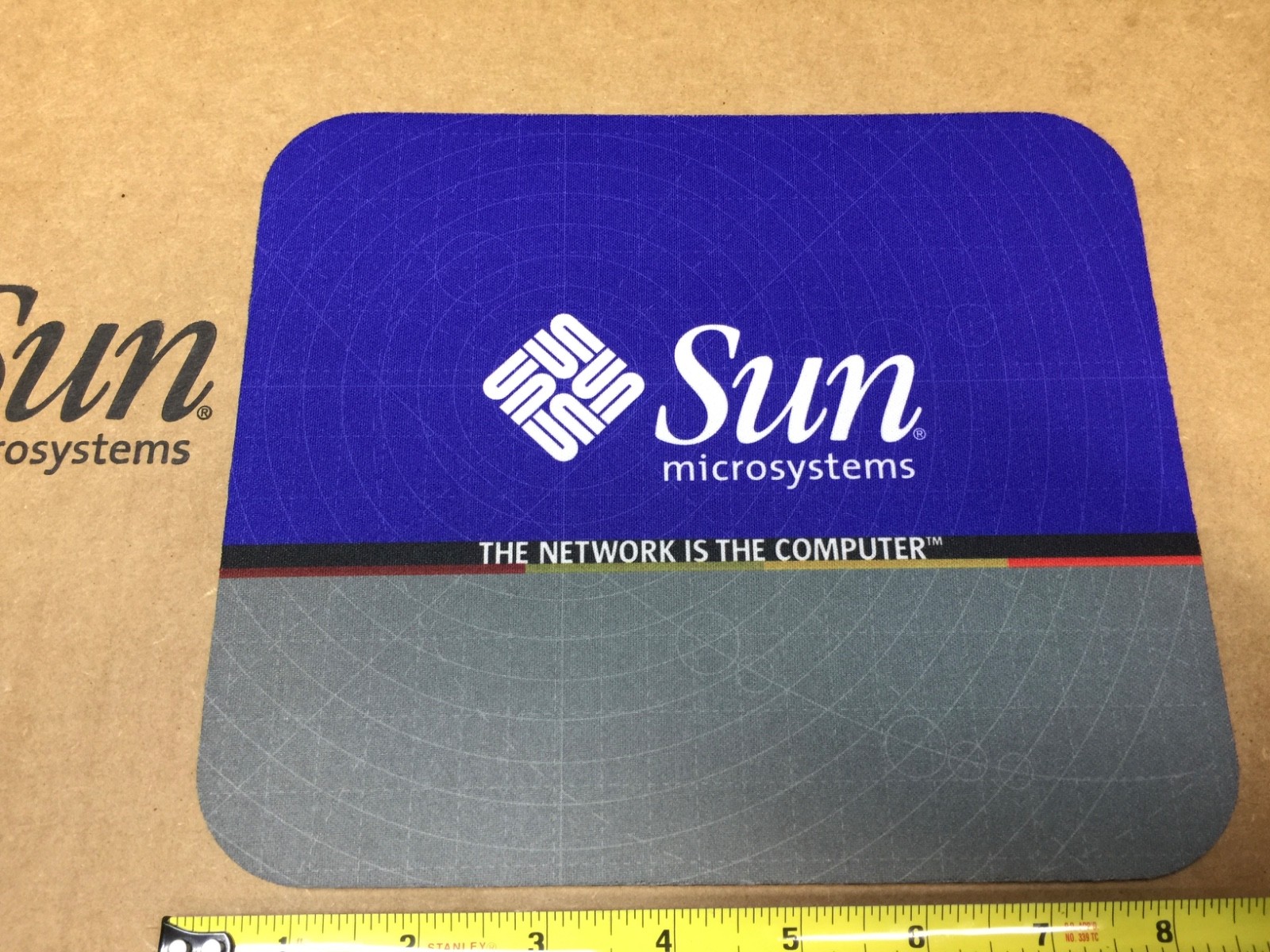 NEW, SUN 370-2038-02 , SUN Mouse-PAD " Network is The Computer " , NEW