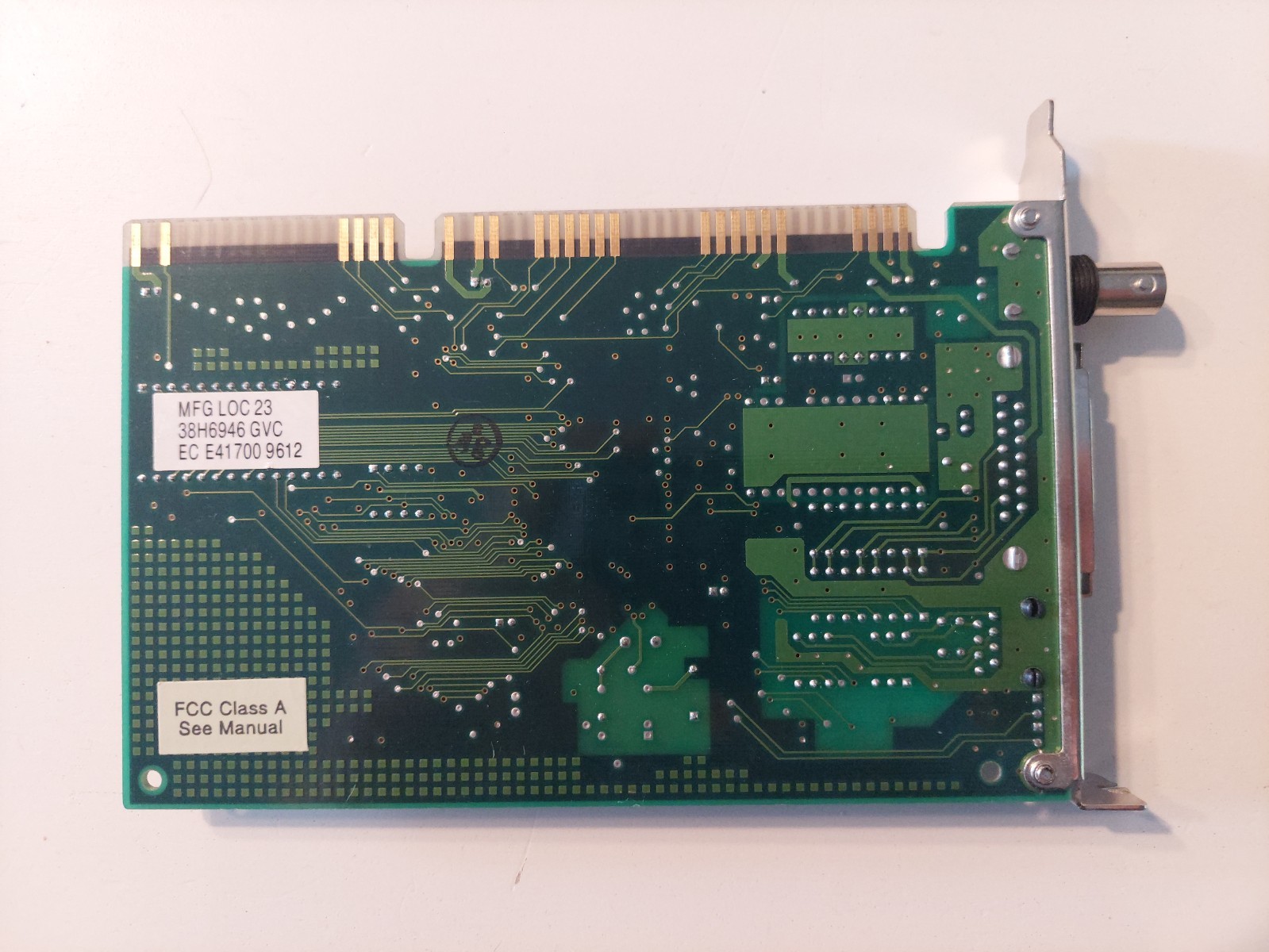 Vintage IBM ISA Ethernet Adapter 55H7537 - Untested (0023)