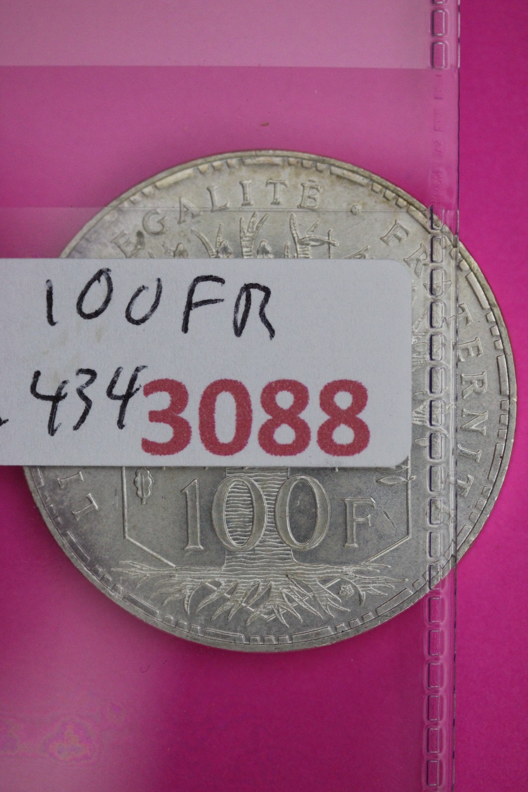 1984 France 100 Francs Silver Guaranteed Authentic Coin American Seller 3088