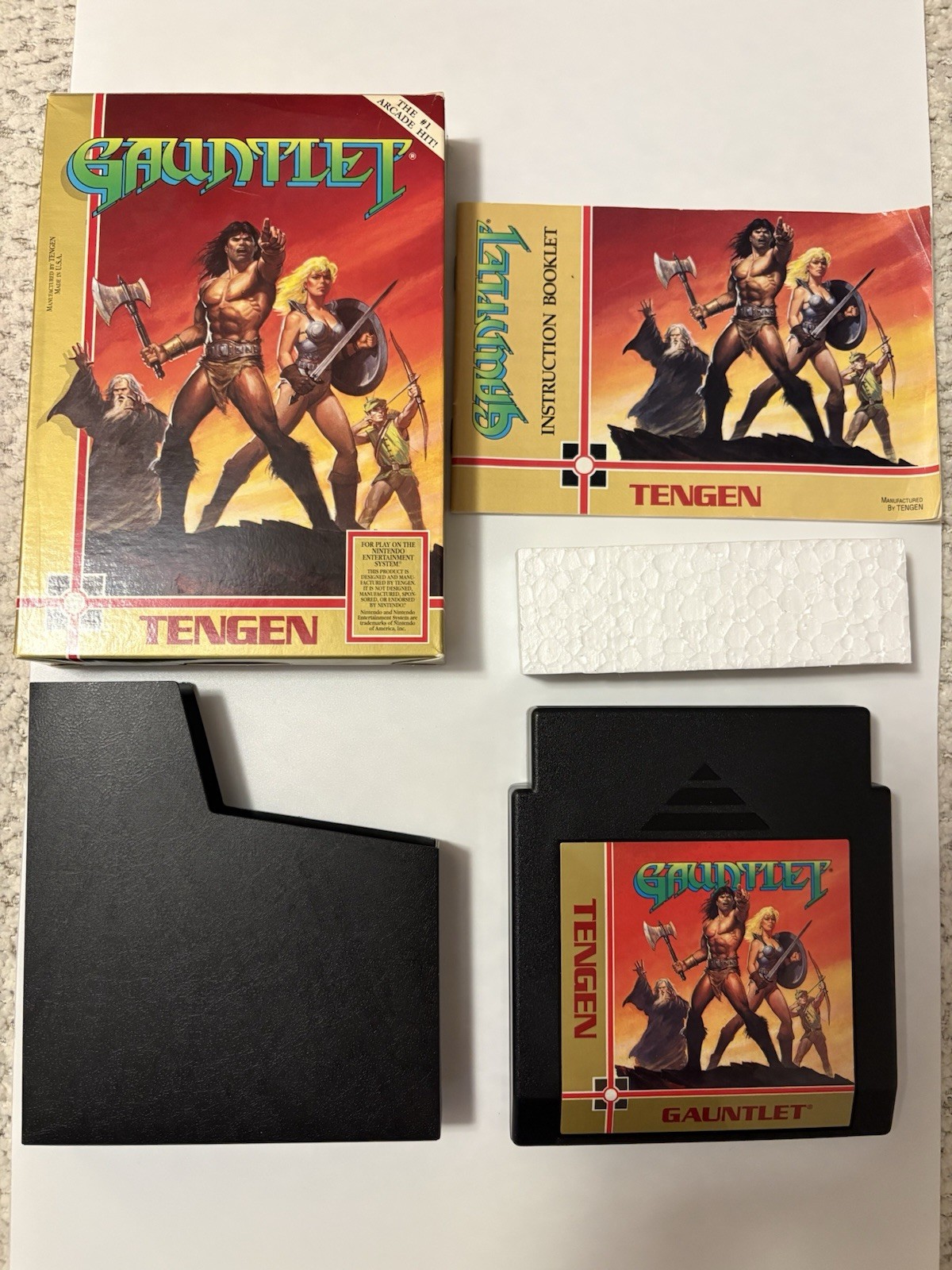 NES Gauntlet CIB Nintendo Tengen Complete