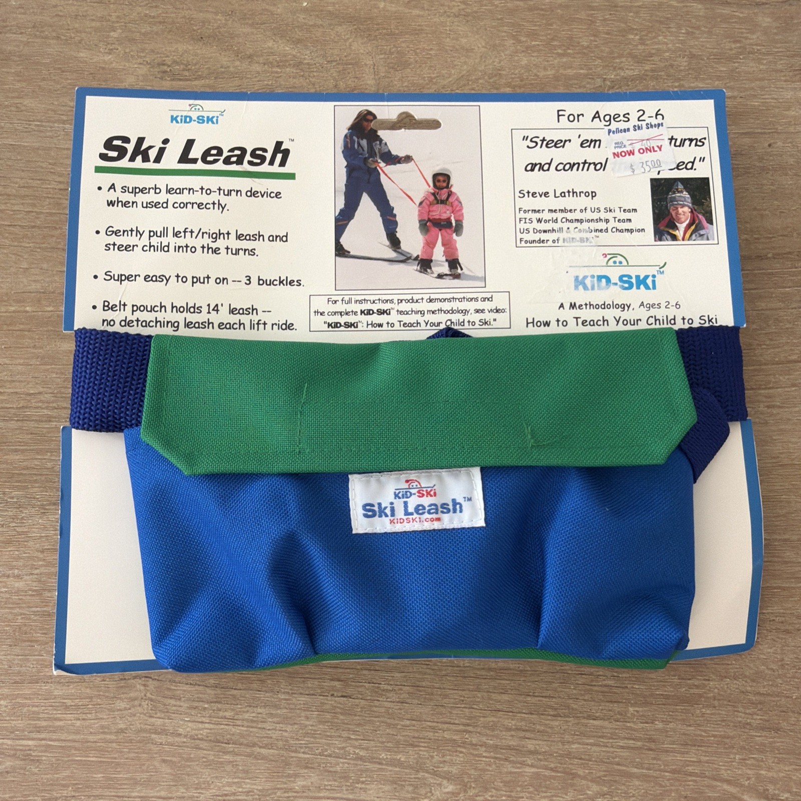 Kids-Ski  Ski Aid To help Control Training Speed & Turning~Steve Lathrop
