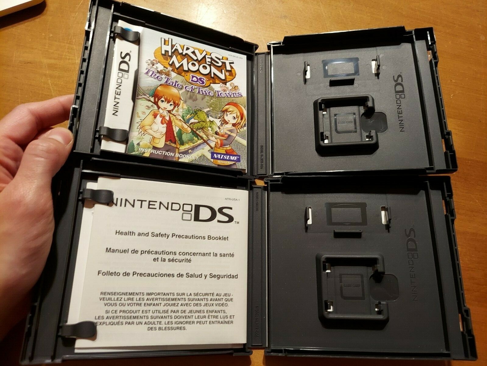 LOT 2 Nintendo DS Harvest Moon+Tale of Two Towns EMPTY CASES NO GAMES AS IS READ