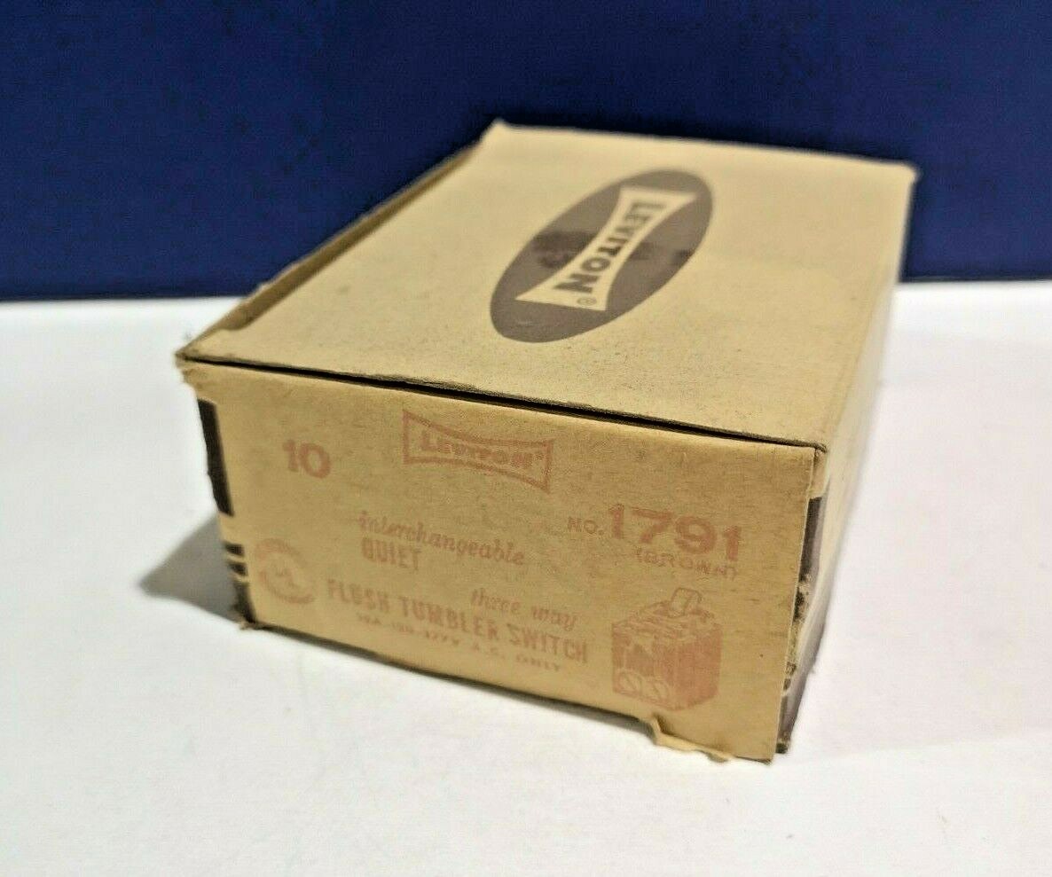 LEVITON Brown DESPARD Interchangeable Quiet 3-way TOGGLE SWITCH NEW 1791
