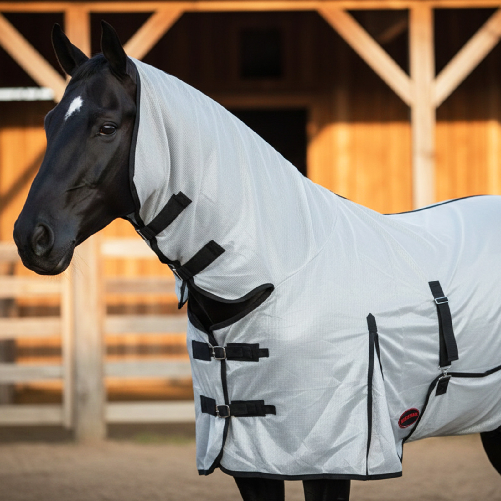 Mesh Horse Fly Sheet Combo w/ Neck & Belly Wrap | Breathable Summer Fly Protect