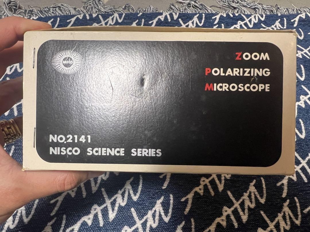 Microscope NISCO ZOOM No.2141 Nisco Showa Retro