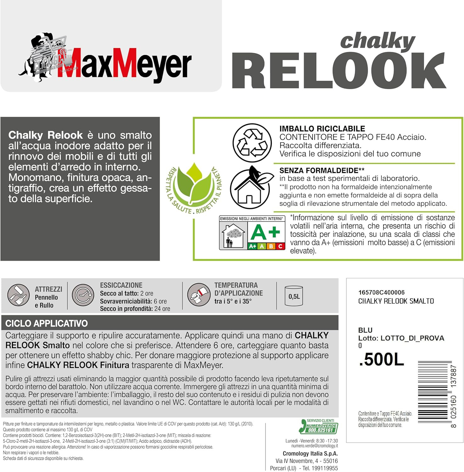 Chalky Paint Look Sage 0.5L Furniture Shabby Chic Wood Matte Walls Renew