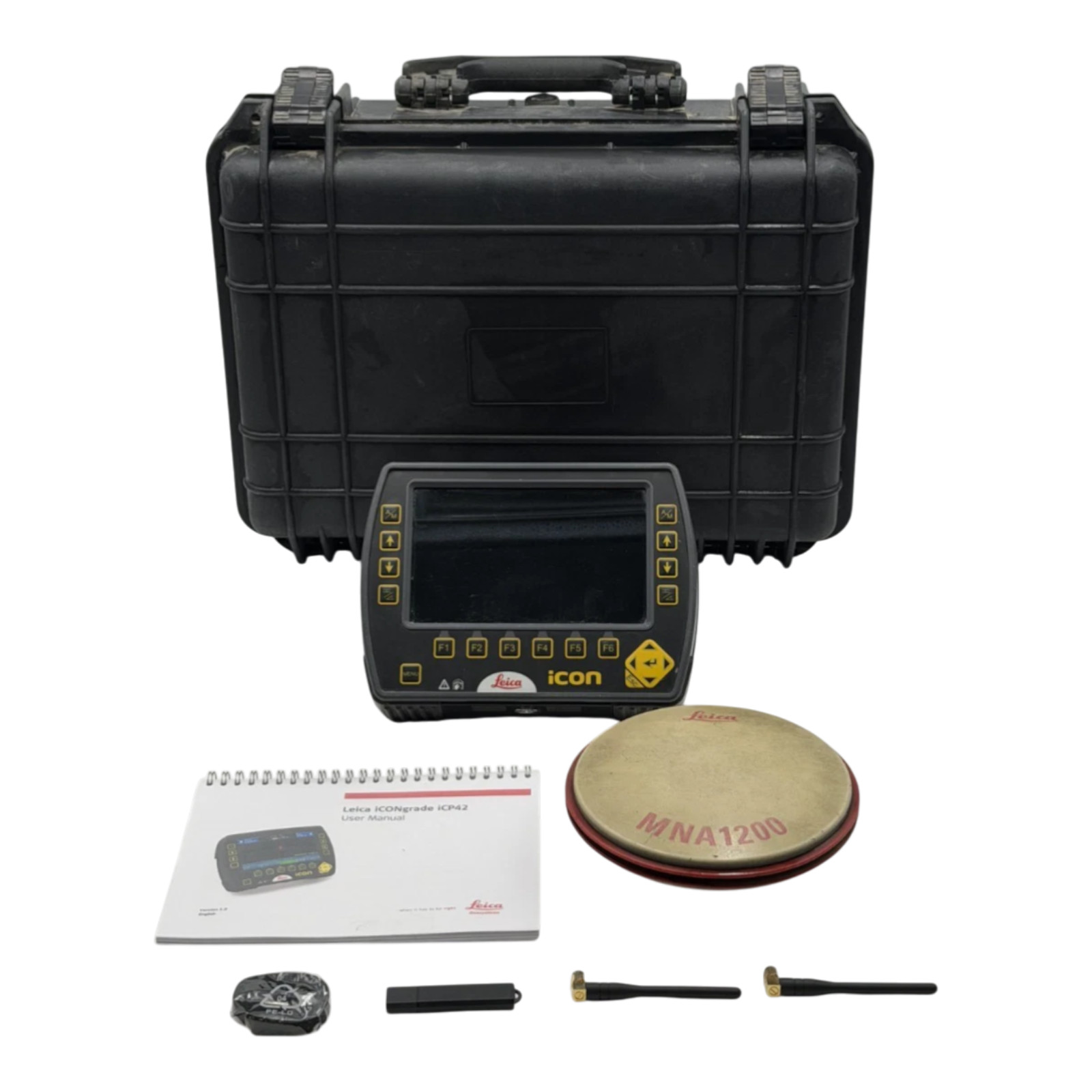 Leica ICON Grade ICP42 Wireless 3D Panel Dozer Machine Control + MNA1200 Antenna