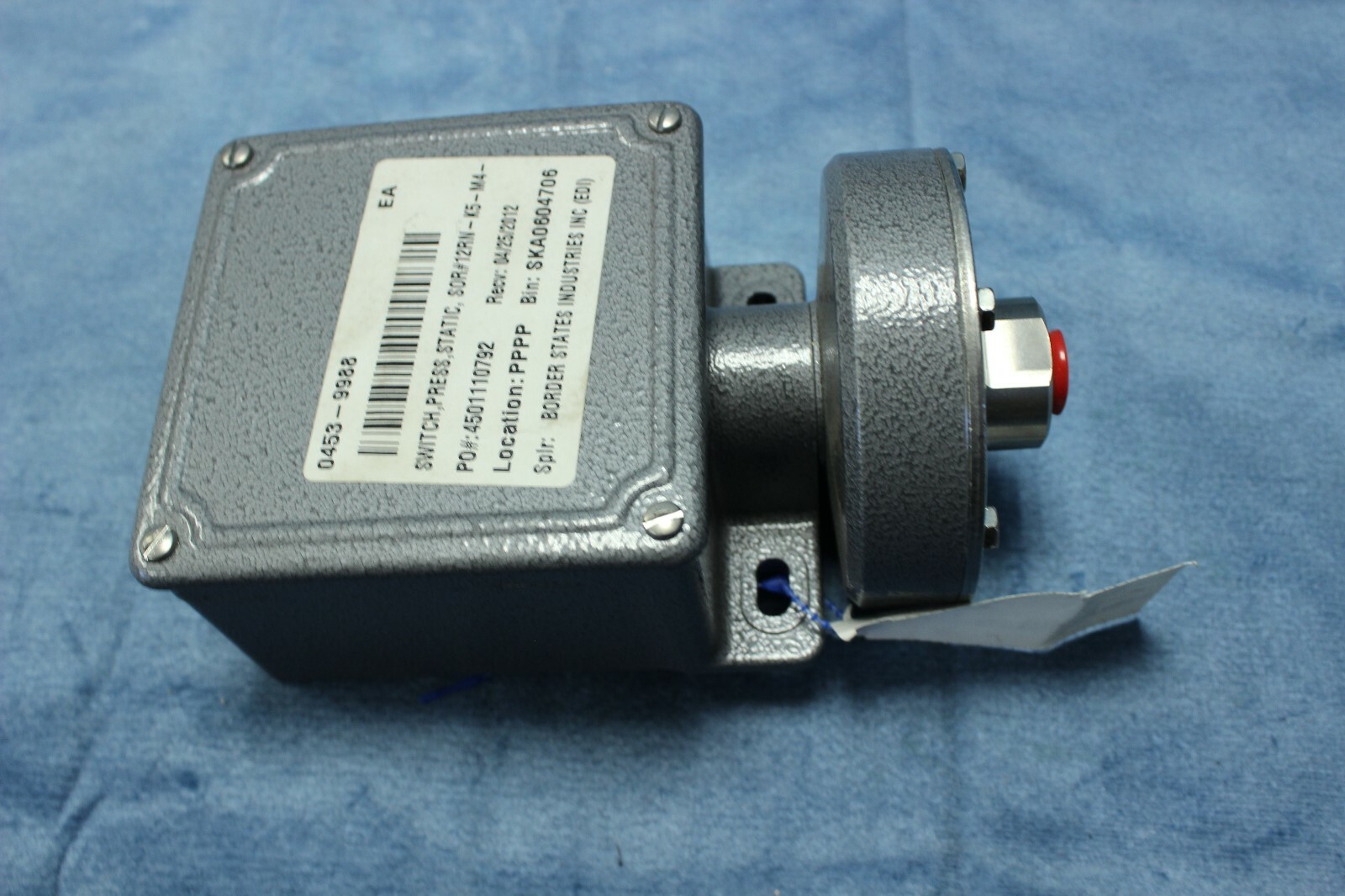 NEW SOR STATIC-O-RING SWITCH PRESS 12RN-K5-M4-C1A