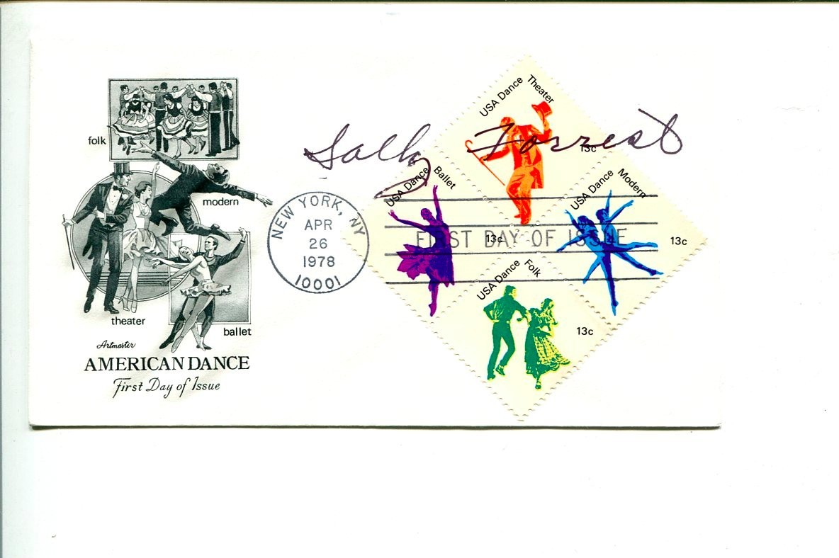 Sally Forrest While the City Sleeps Vengeance Valley  Signed Autograph FDC