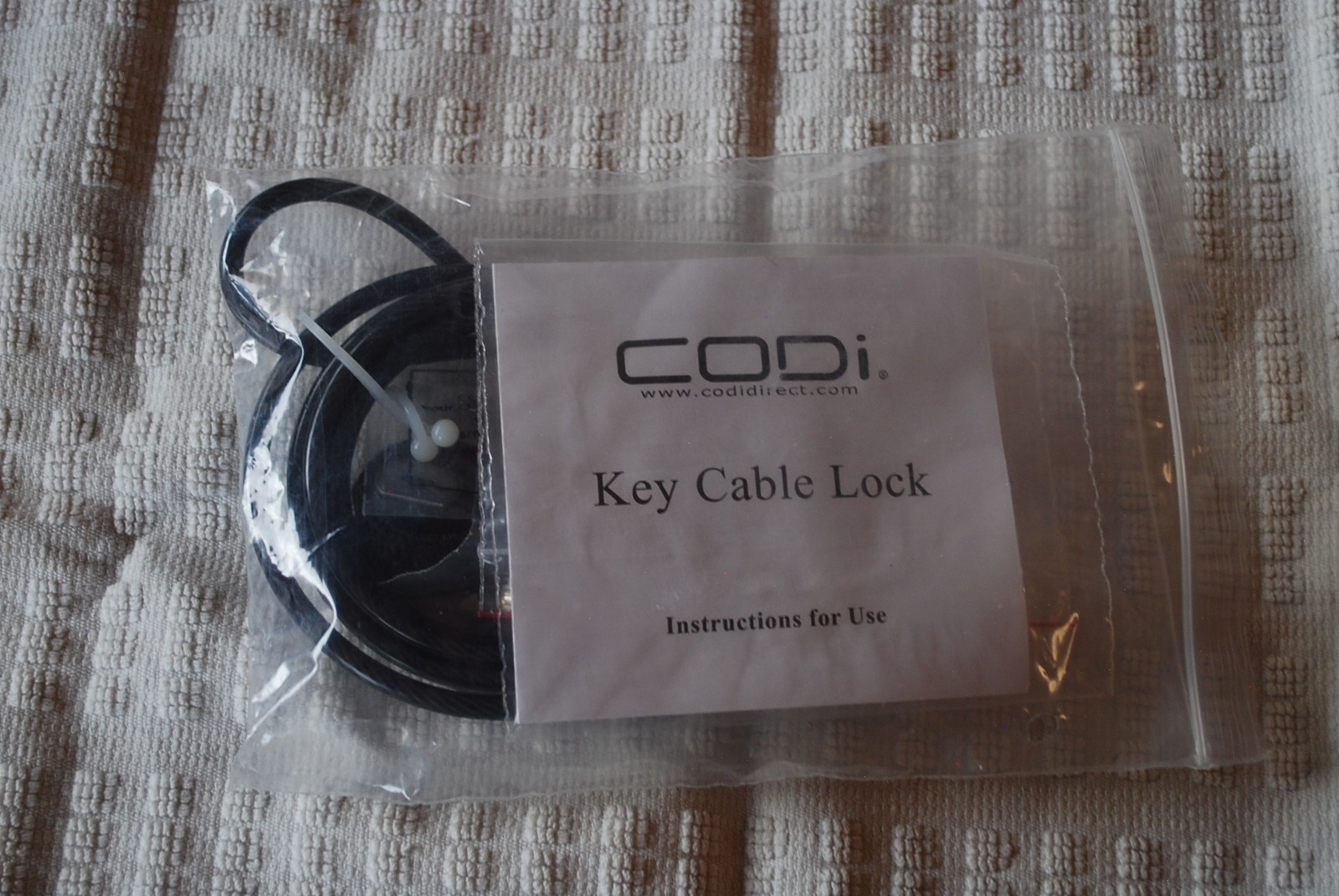 CODi Key Cable Lock two Key kit, Dell-distributed