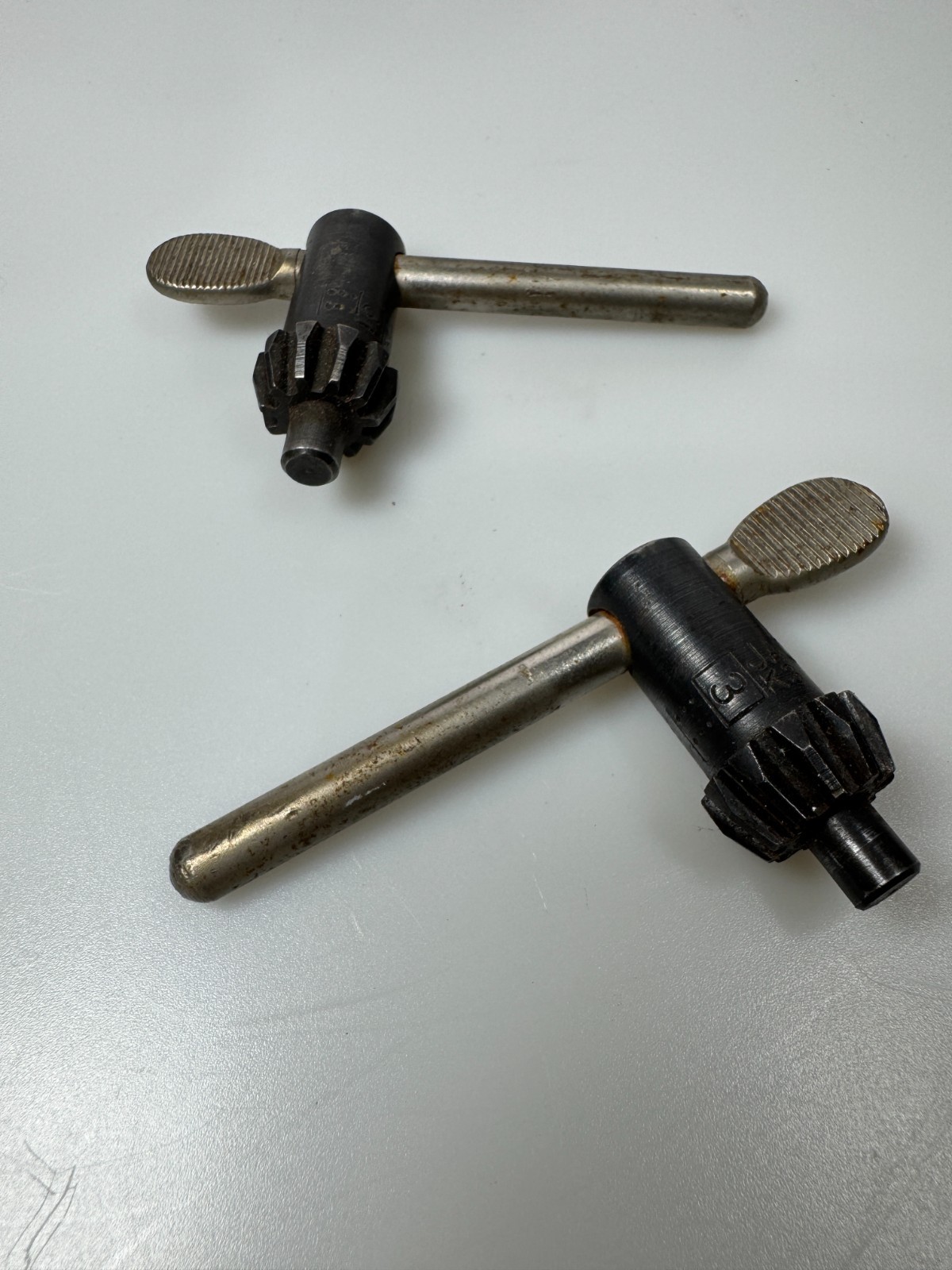 Jacobs K3 Chuck Key 5/16” Pilot Thumb Handle, quantity of two for one price.