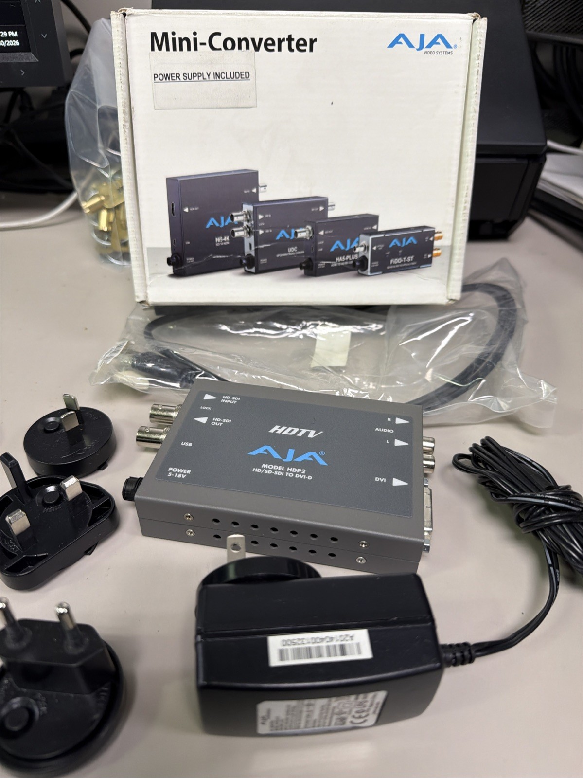 AJA HDP2 HD/SD-SDI to DVI-D Converter HDTV