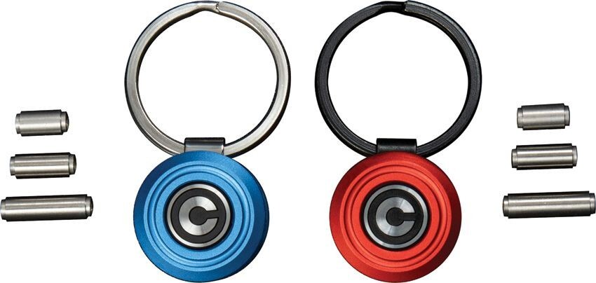 Civivi Key Coin 2 Pack Red Blue Bronze Washers Pivot Lengths Stainless Aluminum