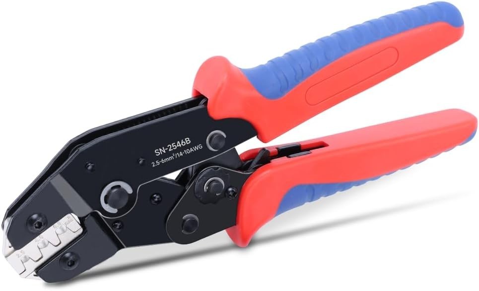 Solar PV Cable Crimping Tool for Solar Wire Connectors AWG14-10 (2.5/4/6mm²) -