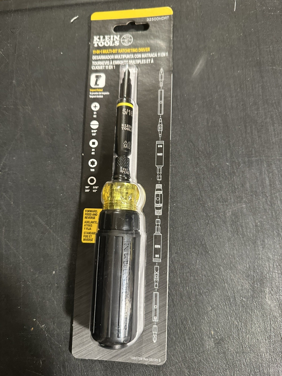 Klein Tools 32500HDRT KNECT multi-bit Ratcheting Screwdriver (532)