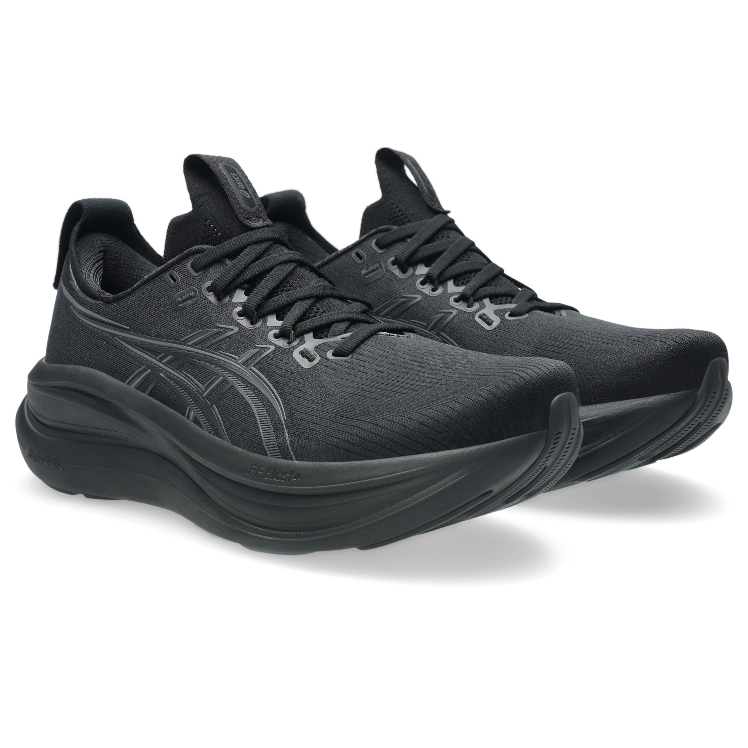 ASICS Men's Gel-Nimbus 28 (Extra Wide 4E) Running Shoes, Black/Graphite Grey
