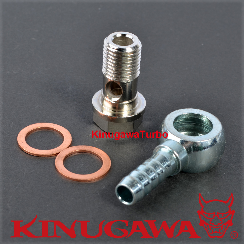 Turbo Water Coolant M14x1.5 mm Banjo Pipe with 3/8" Barb