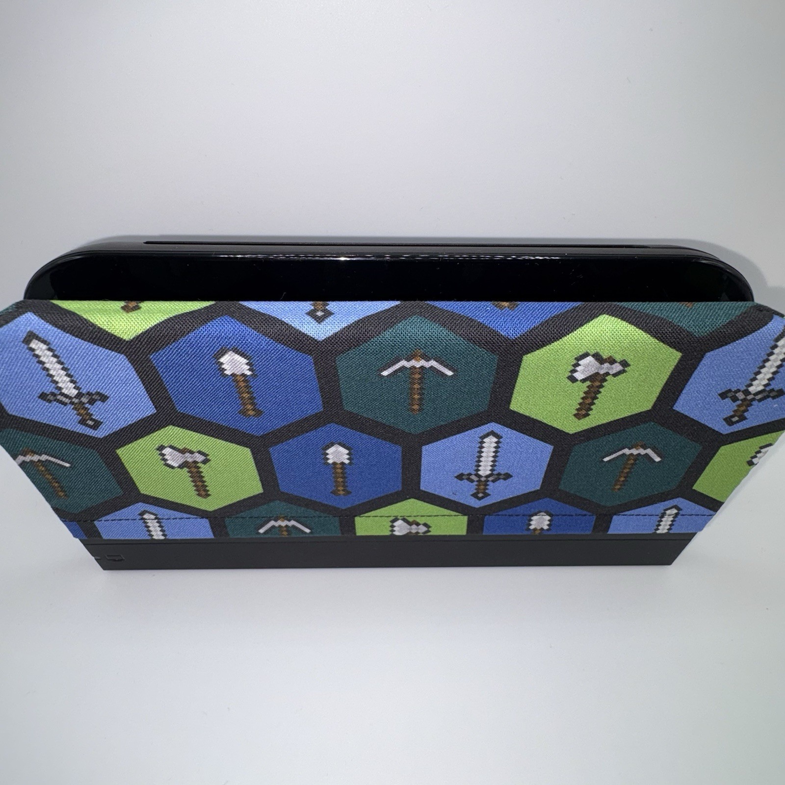Nintendo Switch 2 Dock Cover Screen Protector Decor Sleeve Minecraft Tools Hexis