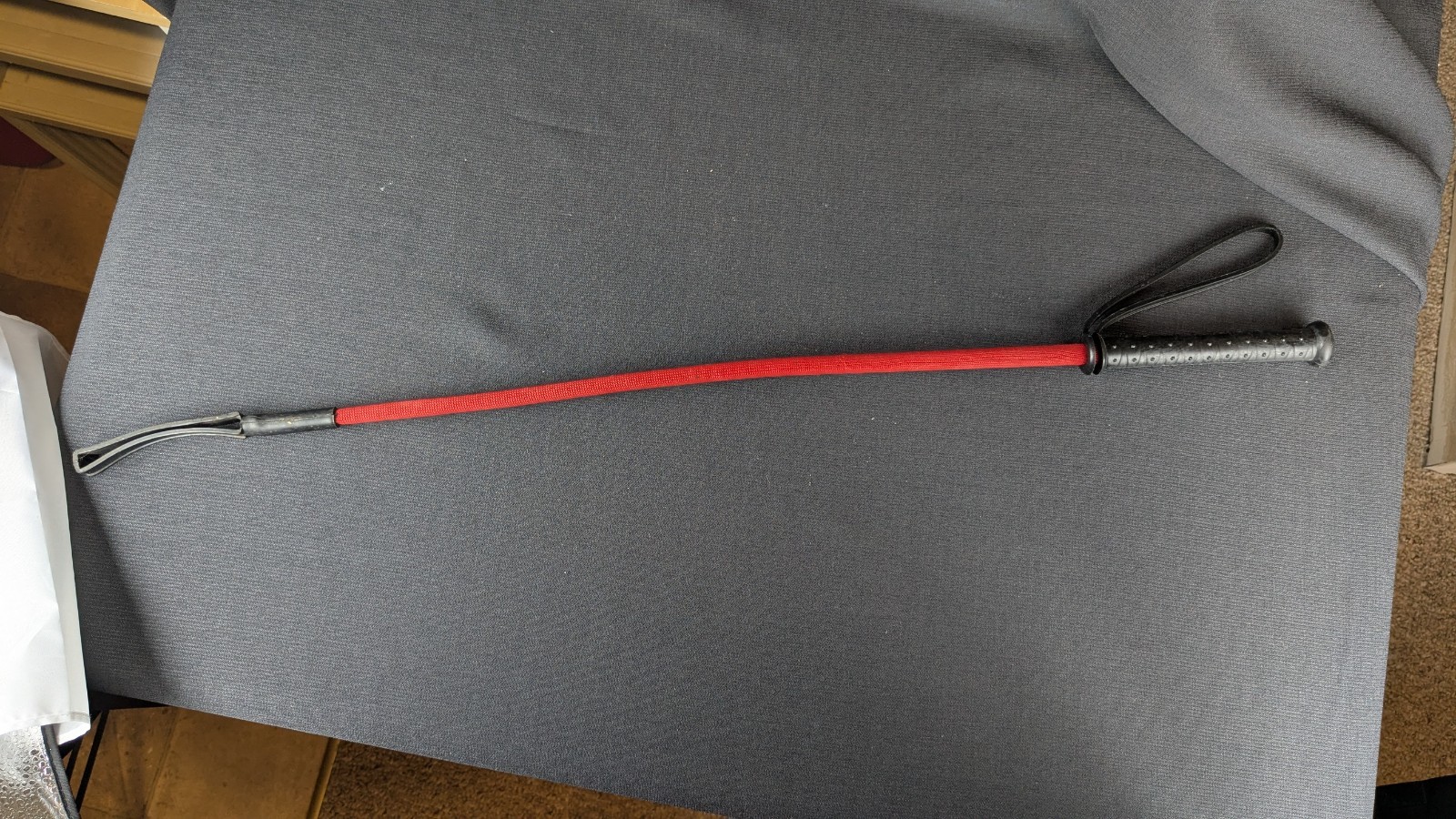 RIDING CROP WHIP | 28" Durable Flexible Red Equestrian Horse Training Aid