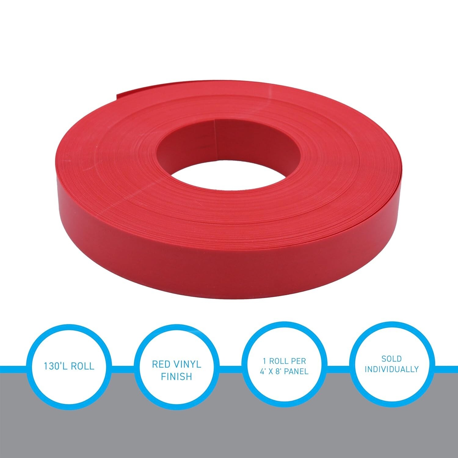 Vinyl Inserts Slatwall Panel Red Shelving Display 260 ft Total Decorative