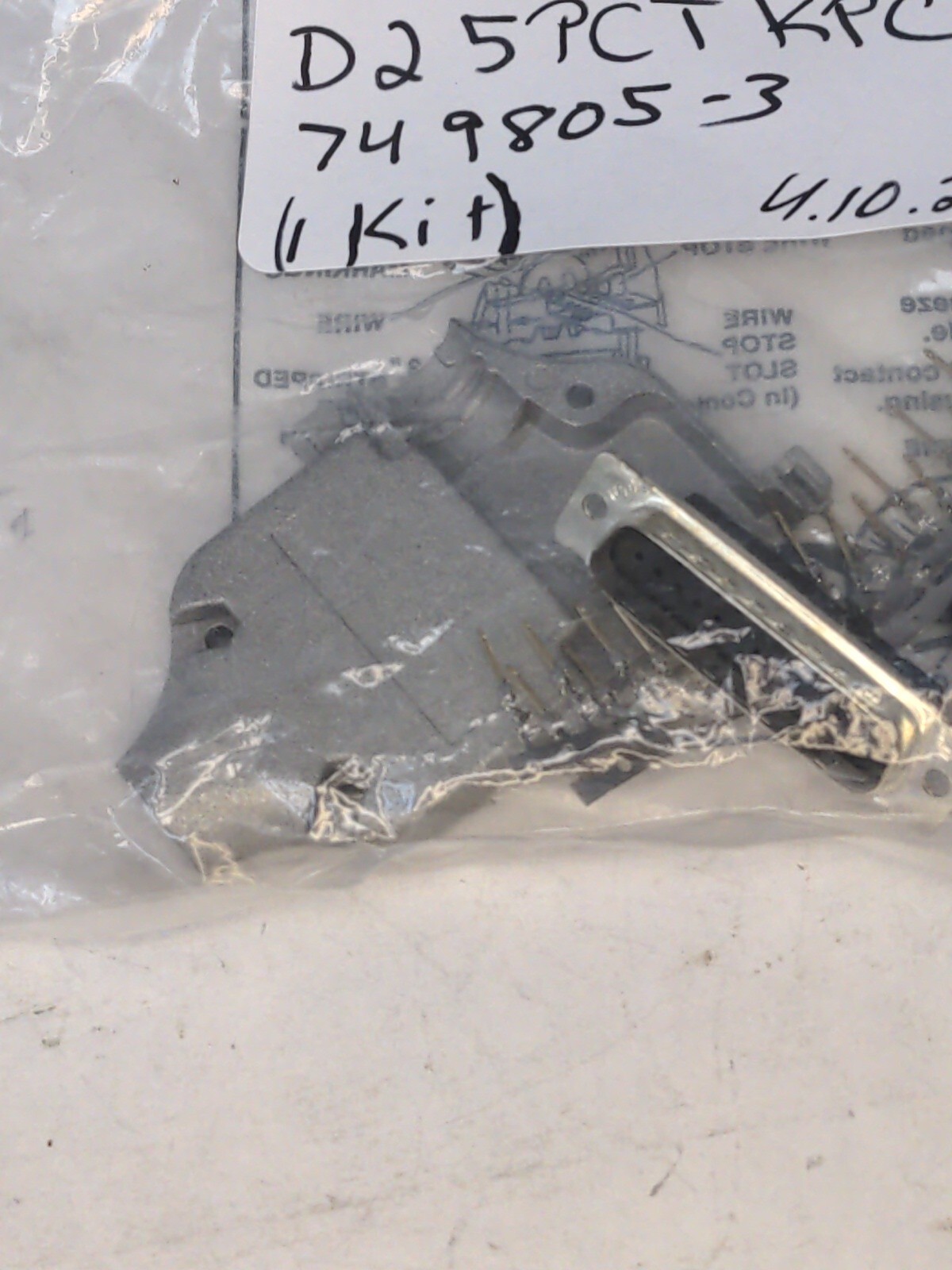 TE CONNECTIVITY AMP D25PCTKPC (749805-3) SHIELDED CRIMP SNAP KITS