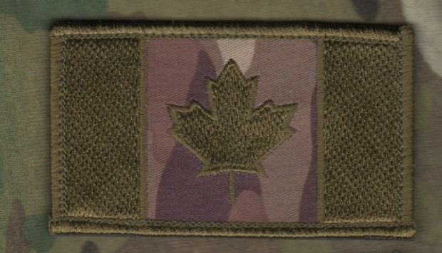 NATO ISAF JOINT SP OPS TASK FORCE JSOTF-A AFGHANISTAN vêlkrö CAMO FLAG: CANADA