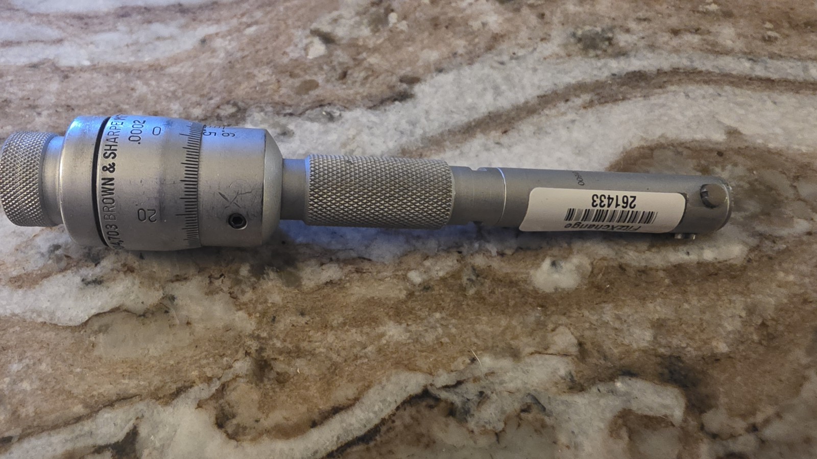 Brown & Sharpe 281 Internal Bore Tri Micrometer .500"- .600” - CALIBRATED 261433