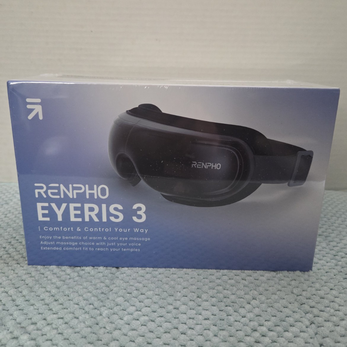 RENPHO Eyeris 3 Electric Eye Massager Black Heat Voice Control Air RG010V