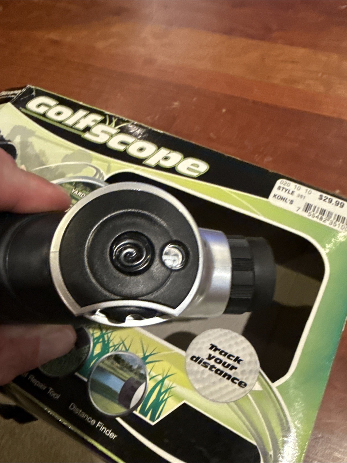 Excalibur Golf Scope With Divot Tool And Market
